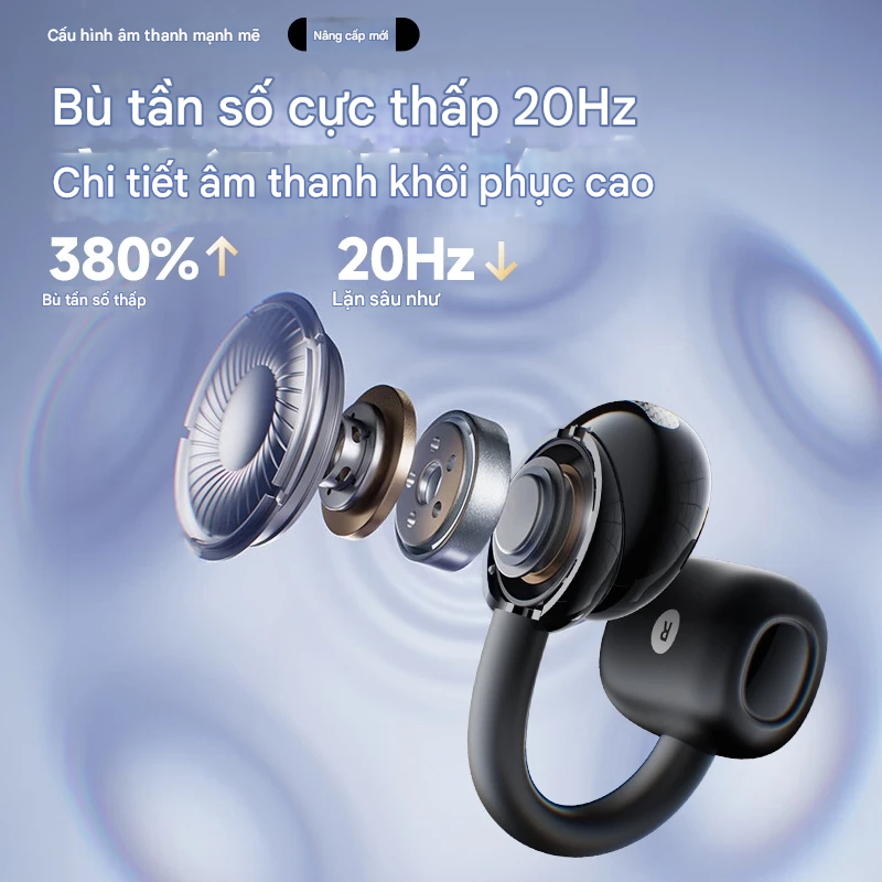 Tai nghe bluetooth Philips TAT4469 thiết kế kẹp tai, kết nối 10s, Chip Bluetooth 5.3 | BigBuy360 - bigbuy360.vn