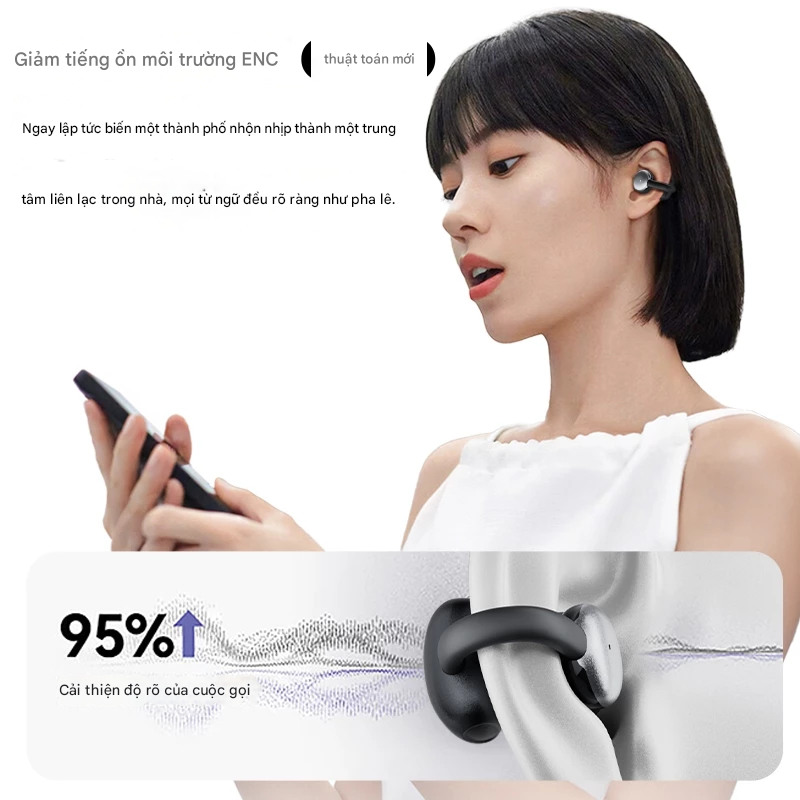 Tai nghe bluetooth Philips TAT4469 thiết kế kẹp tai, kết nối 10s, Chip Bluetooth 5.3 | BigBuy360 - bigbuy360.vn