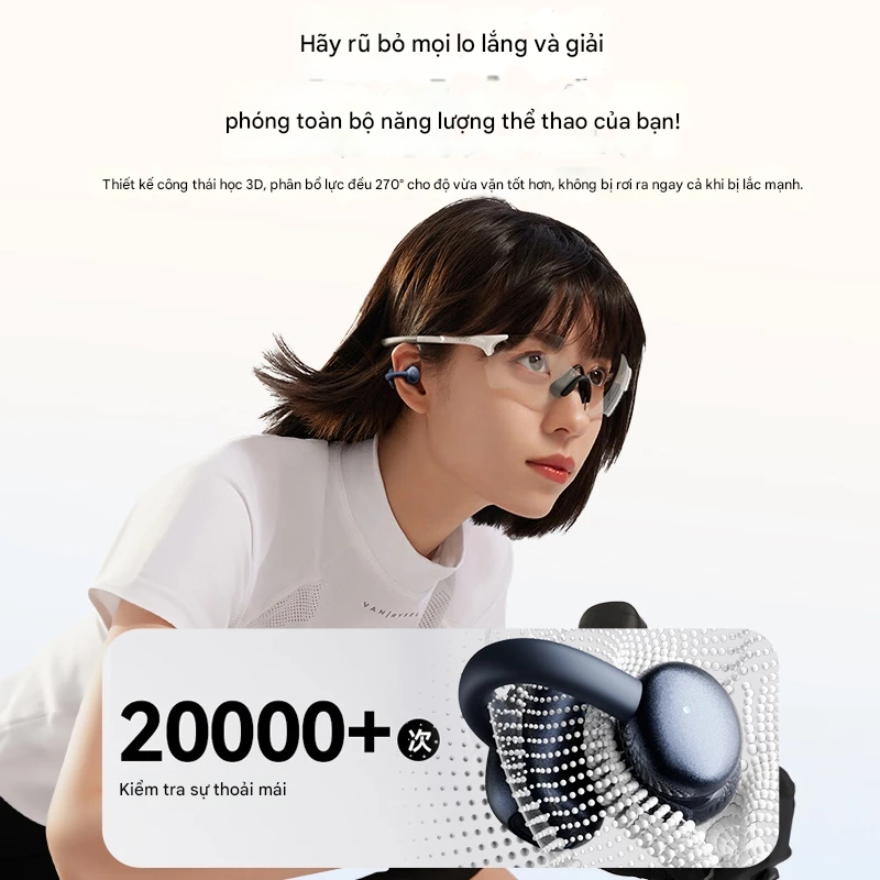 Tai nghe bluetooth Philips TAT4469 thiết kế kẹp tai, kết nối 10s, Chip Bluetooth 5.3 | BigBuy360 - bigbuy360.vn