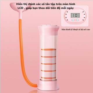 Tạ Tập Hít Thở Đa Năng 2in1 Tăng Sức Bền Giảm Cân, Dụng Cụ Tập Phổi Luyện Hơi Điều Chỉnh Lực