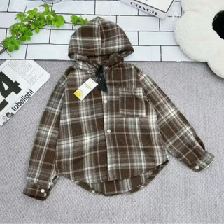 Áo chống nắng dạ kẻ caro cho mẹ và bé, nam và nữ Chất dạ kẻ mềm mịn,phong cách Hàn Quốc 10-70kg.