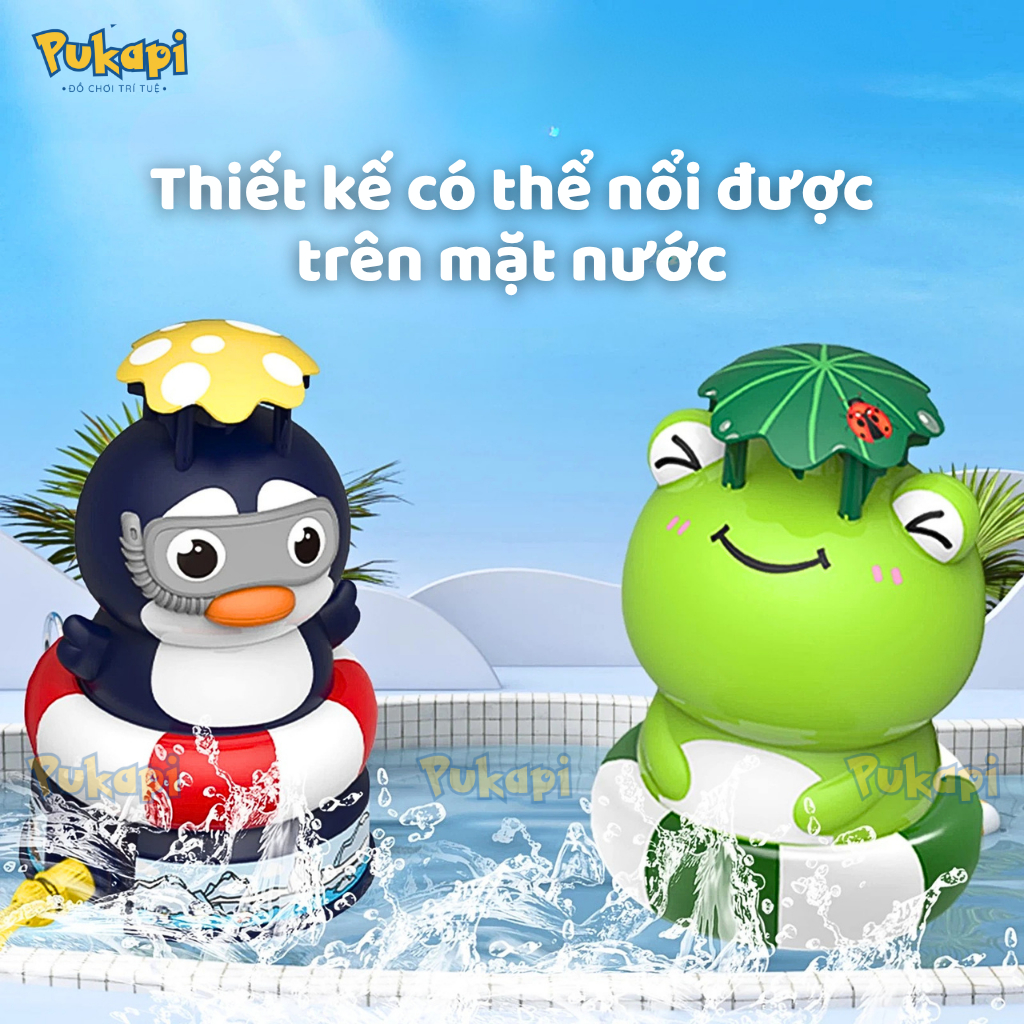 Đồ Chơi Phun Nước Tên Lửa Bay Và Xoay Trò Chơi Bơm Nước Bay Ngoài Trời Nhà Tắm Mùa Hè Xoay 360°-Đồ Chơi Cho Bé PUKAPI