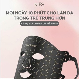 Mặt nạ làm đẹp thiết bị trị liệu ánh sáng 7 màu, thiết bị làm đẹp mặt nạ ánh sáng LED silicon