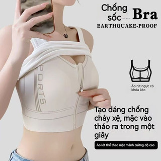 Áo Ngực Size Lớn, Kéo Khóa Trước, Che Phụ Nữ, Tôn Dáng Thon Gọn, Thoải Mái Vận Động