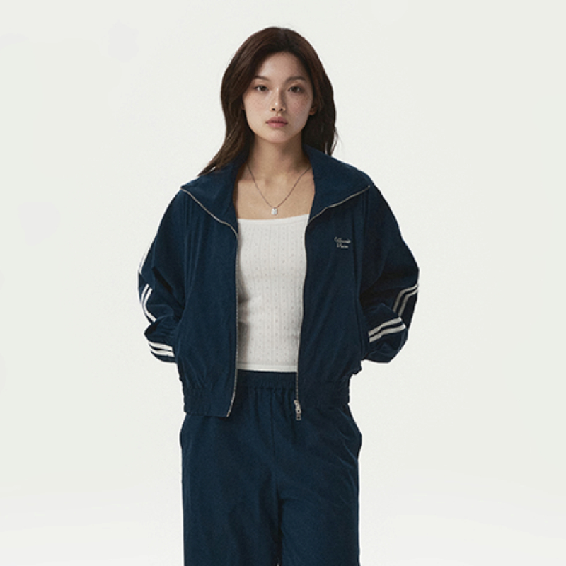 Áo Khoác WHO.A.U Eyelet Zip-up Jacket_WHJJG2364F