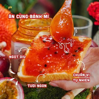 Gấc Tươi Chanh Leo Lạc Yên Foods - Cốt Dùng Pha Nước Giải Khát Kết Hợp Panna Cotta Làm Món Ăn Vặt