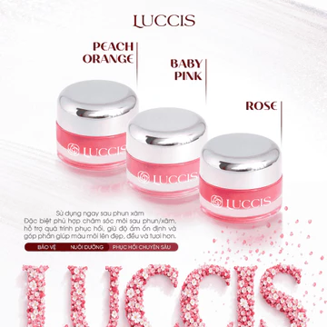 Son dưỡng môi LUCCIS sau phun xăm Nguyễn Khánh Li bản nâng cấp giúp dưỡng ẩm, chống nắng