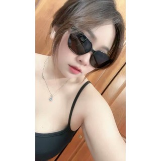 Kính Râm Nam Nữ Cao Cấp Gọng Vuông, Kính Mát Chống Tia UV Thời Trang Hot Trend
