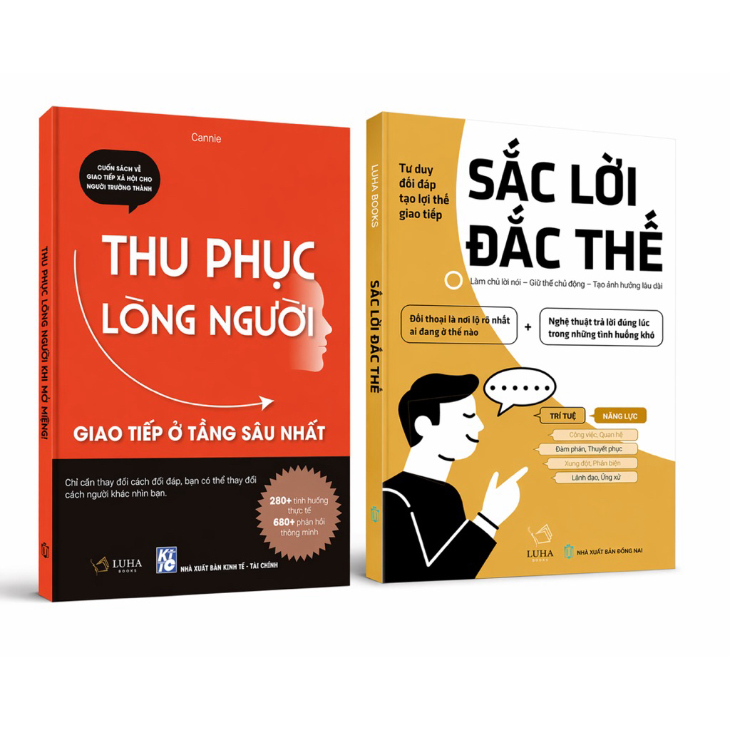Bìa sách Combo 2 cuốn Sắc Lời Đắc Thế Thu Phục Lòng Người (Bản 2026)