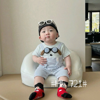 Body liền thân mùa hè không kèm nón bé trai, bé gái 4-10Kg. Body cún đùi nhồi bông cho bé. Dino Kids