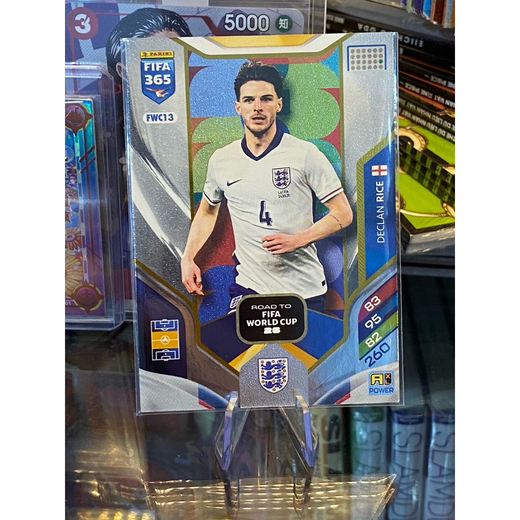Thẻ Cầu Thủ Declan Rice Panini FIFA 365 2026 England Đường Tới World ...