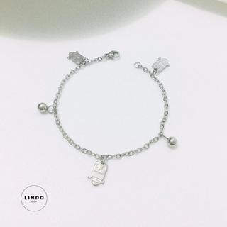 [Có giao hỏa tốc] Lắc tay Titan nữ xinh xắn LINDO không đen, không gỉ