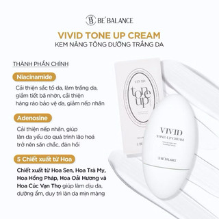 Kem chống nắng nâng tone Be Balance, cấp ẩm Tone Up & Fluid SPF50+ PA++++, Skinstory Việt Nam giúp nâng tone, đều màu da