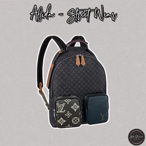 ⚡️[Hight Quality] Balo Nam Nữ \/ Tow Backpack - Điểm Nhấn Chữ Phối 2 Túi Cao Cấp Loại 1 Size Lớn