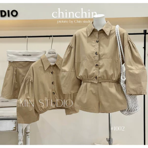 Set thô nâu hai món siuu xinh tiểu thư