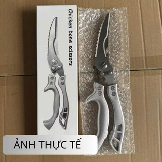 Kéo Cắt Gà Cao Cấp, Kéo Làm Bếp Đa Năng, Kéo Cắt Xương Trợ Lực Siêu Bén