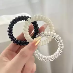 🌈Child✨Dây buộc tóc lò xo không bị nếp gập gãy tóc dùng cho tóc uốn, làm xoăn, dập xù