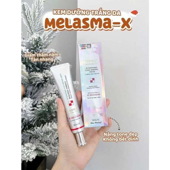 Kem dưỡng mờ nám Melasma-X 3D Whitening Clinic Renewal Cream mờ thâm nám nhập khẩu chính hãng-Thylee