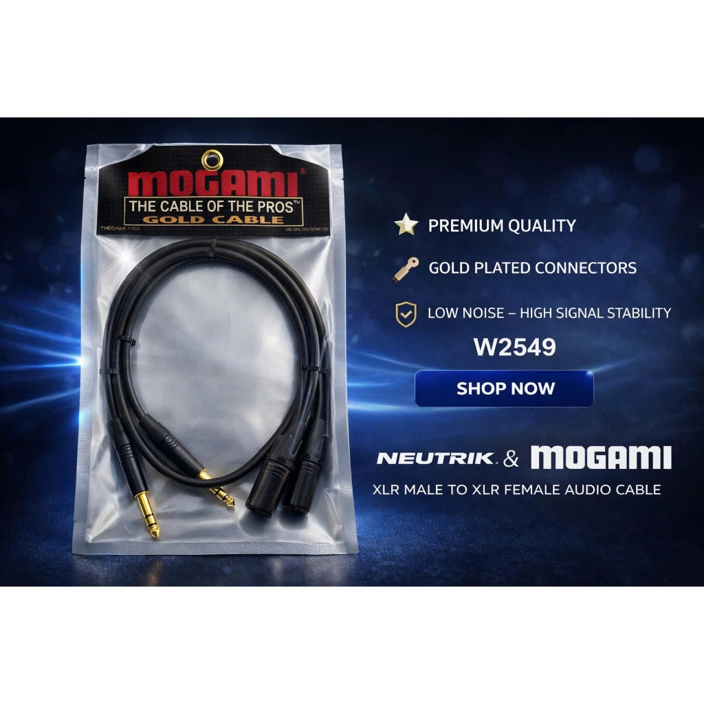 Mogami gold 2m dùng loa monitor (1 cặp)·