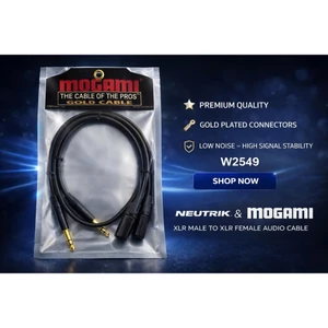 Mogami gold 2m dùng loa monitor (1 cặp)·