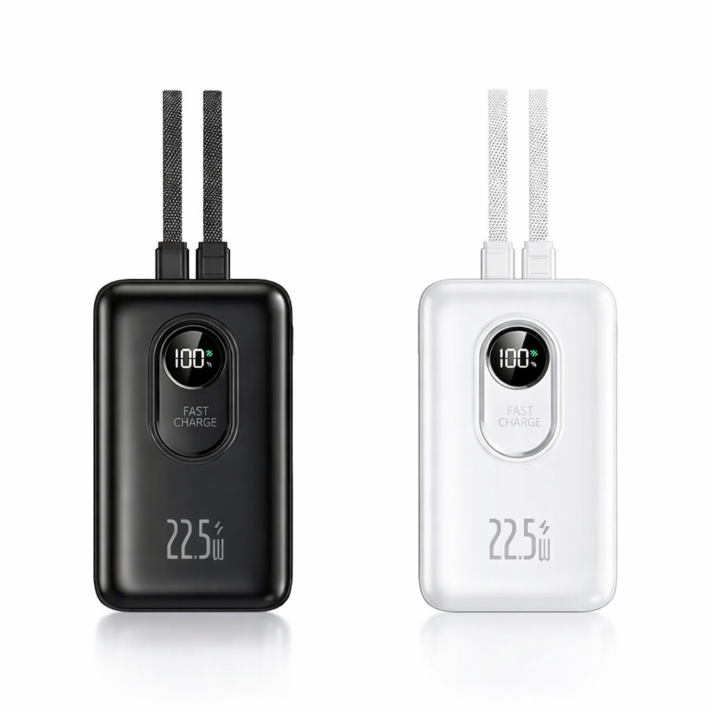 Sạc dự phòng 20000mah sạc nhanh 22.5W type c hỗ trợ sạc nhanh kèm 2 cáp