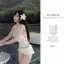 2Soonsumff Bộ đồ bơi cao cấp 4 mảnh, áo hai dây phối chân váy ngắn kèm bikini 2 mảnh buộc dây sexy phong cách Y2K
