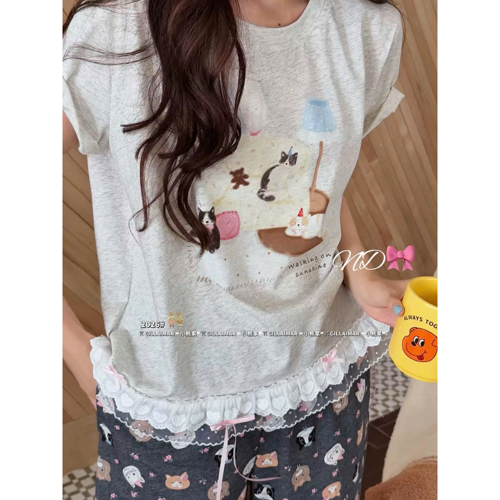 Set bộ cotton Gill mèo QCCC
