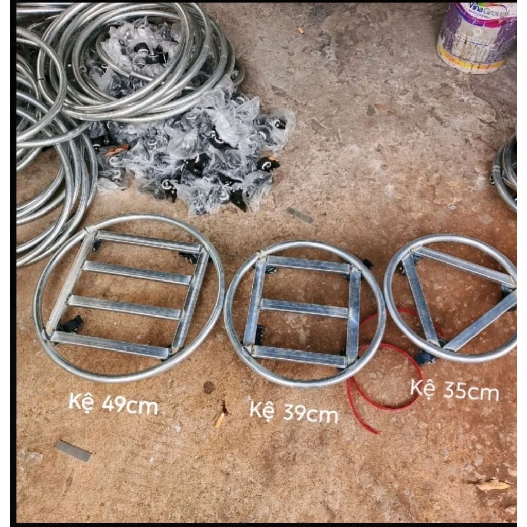 Kệ di chuyển chậu hoa cây cảnh  4 bánh xe chịu tải lên đến 300kg