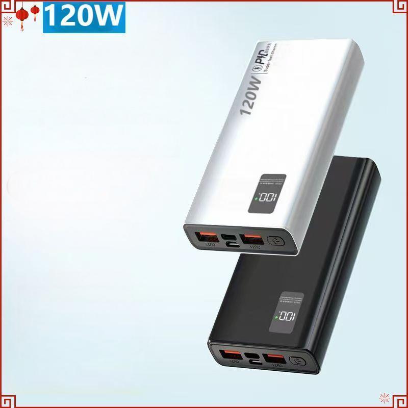 Pin Sạc Dự Phòng 120W Vention 50000mAh,Có Sẵn Dây Cáp Type C Và Light, Hỗ Trợ Nhiều Thiết Bị, Màn Hình Hiển Thị LED