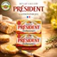 Bơ lạt Pháp Président 125g – ăn bánh mì béo mịn – butter làm bánh cao cấp chuẩn nhà hàng
