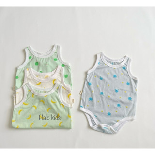 Body sát nách chất liệu cotton thông hơi mềm mát cho bé