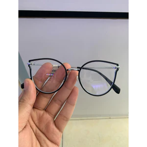 Kính Mắt Mèo Tròn Thời Trang Hàn Quốc - Kính Thời Trang Unisex Dễ Thương