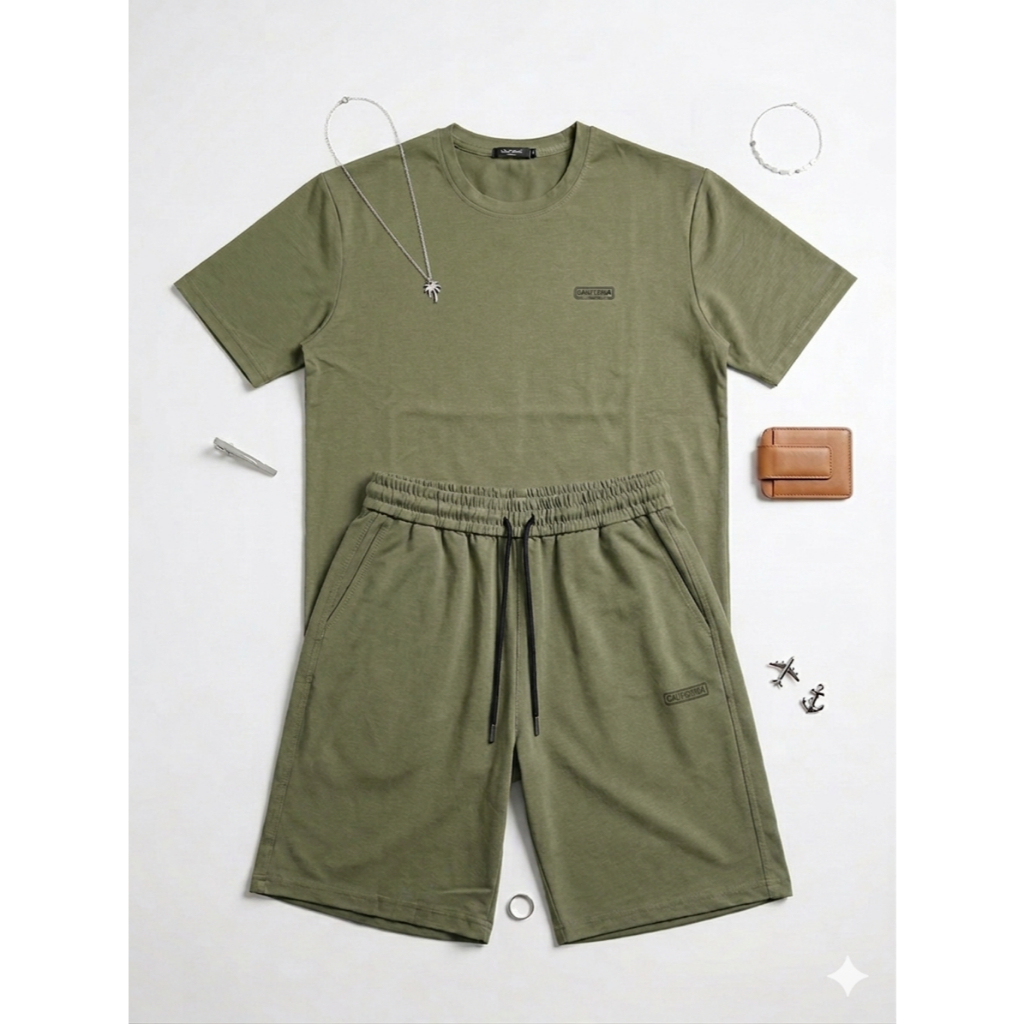 Bộ Quần Áo Nam BH-KL Cotton Mát Dịu - Thấm Hút Mồ Hôi - Dễ Vận Động Thiết Kế Gọn Gàng Hợp Mùa Hè