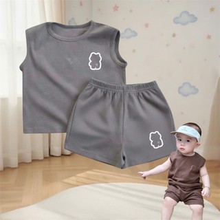 Set Bộ Ba Lỗ Cotton Cho Bé –  Bộ Sát Nách Bé Trai Bé Gái 6–30kg Mùa Hè Mát Lạnh, Thấm Hút Tốt #BL3