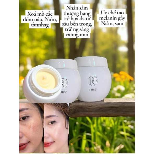 ( Hàng công ty đủ tem ) Kem Dưỡng đêm RUÉE Mila Cream Mela Toning Giúp Chăm Sóc Da Hiệu Quả 50g Chính Hãng Hàn Quốc