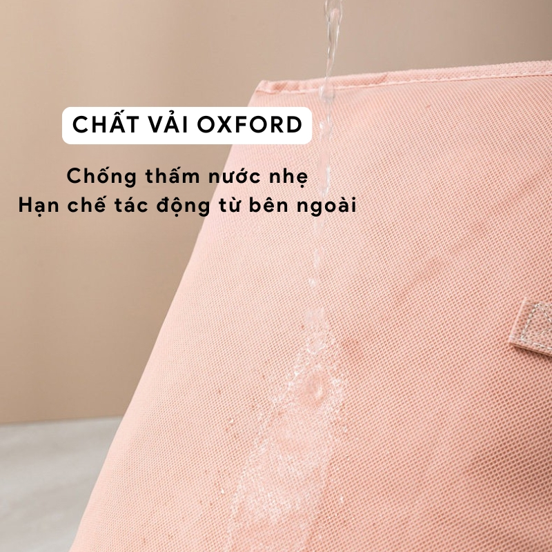 Túi Vải Đựng Đồ Du Lịch Chống Bụi Chống Ẩm Mốc Tốt, Túi Đựng Quần Áo, Chăn Màn Chất Vải Dày Dặn