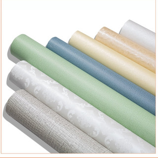 Giấy dán tường giả vải sang trọng bề mặt nhám chống thấm nước tự dính, decal dán tường phòng khách, phòng ngủ