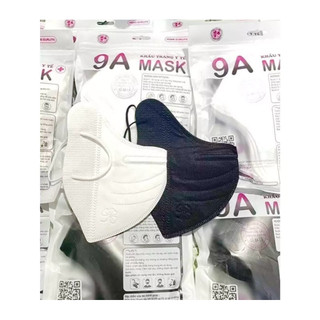 Combo siêu tiện lợi 50c khẩu trang 9A, 5 gói giấy ăn, 2 bịch giấy rút đáy Top Gia mềm dai không bụi giấy