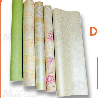 Decal dán tường vintage hoa văn cổ điển sang trọng nhiều mẫu đẹp dán tường phòng khách, phòng ngủ rẻ đẹp