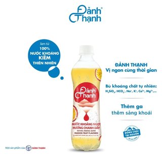Combo Thùng 24 Chai Nước Khoáng Ngọt Có Gas Thiên Nhiên 430ml Đảnh Thạnh - Giàu khoáng và bổ sung vi lượng tự nhiên Full