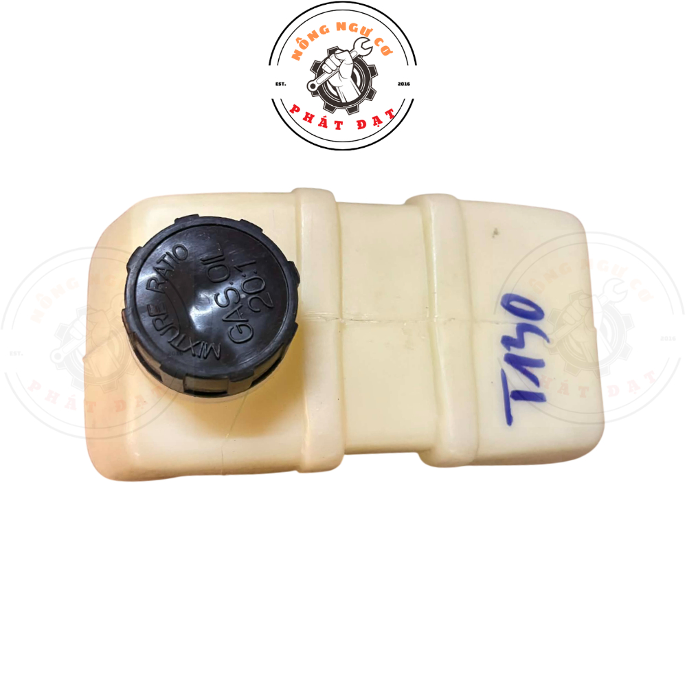Bình xăng lớn máy cắt cỏ MITSUBISHI T130, kiểu bình trên và dưới, nhựa dày, chắc, vừa khớp