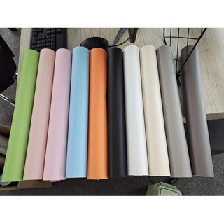 5m Giấy dán tường màu trơn pastel Minh Châu - 5m decal dán tường màu trơn có keo sẵn