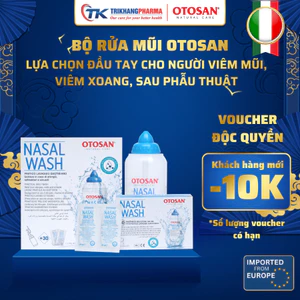 Bộ Dụng Cụ Rửa Mũi Otosan Nasal Wash Làm Sạch Khoang Mũi, Hỗ Trợ Giảm Nghẹt Mũi, Kích Ứng Và Phục Hồi Niêm Mạc