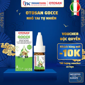 Nhỏ Tai Otosan Natural Ear Drop Giúp Làm Sạch Bảo Vệ Và Dưỡng Ẩm Tai Hộp 10ml