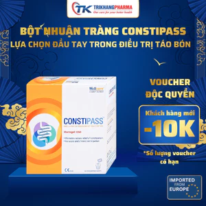 Bột nhuận tràng Constipass Wellcare hỗ trợ nhuận tràng hộp 20 gói