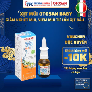 Xịt Mũi Otosan Nasal Spray Baby Cho Bé Từ 1 Tuổi Lọ 20ml Giúp Thông Mũi Giảm Tắc Nghẹt