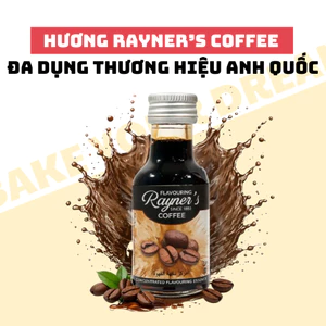 Hương Rayner’s Coffee 28ml - Anh Quốc Cao Cấp - Tinh Dầu Nhập Châu Âu Bởi DoBaker
