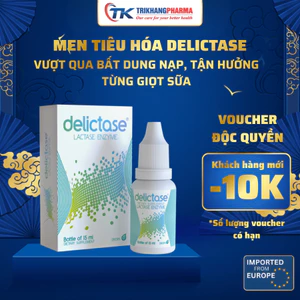 Men Tiêu Hóa Delictase Cho Trẻ Bất Dung Nạp Lactose Đến Từ Châu Âu Lọ 15ml