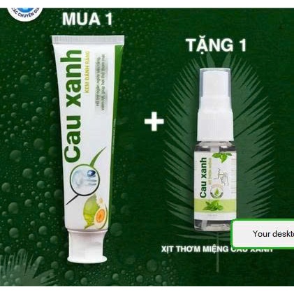 [Combo]Trắng Răng Cau Xanh+Xịt Thơm Miệng+Bàn chải đánh răng–Chăm Sóc Răng Miệng Toàn Diện