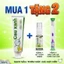 Trắng Răng Cau Xanh+Xịt Thơm Miệng+Bàn chải đánh răng–Chăm Sóc Răng Miệng Toàn Diện